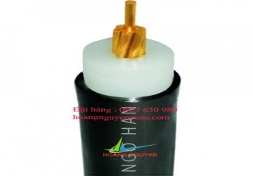 Cáp điện lực 1 ruột đồng, cách điện XLPE, vỏ bảo vệ PVC. Giáp băng 2 lớp nhôm (CXV/DATA-1R)-0.6/1kV